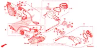 CLIGNOTANT pour Honda CBR 1000 RR SP ABS TRICOLOR de 2016