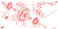 ROUE AVANT pour Honda CBR 1000 SP REPSOL de 2016