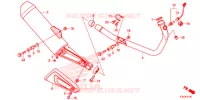 SILENCIEUX D'ECHAPPEMENT pour Honda CBR 300 ABS HRC TRICOLOR de 2017