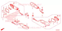CLIGNOTANT pour Honda CBR 300 ABS de 2016