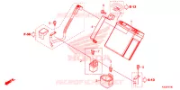 BATTERIE pour Honda CBR 300 YELLOW de 2017