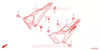 COUVERCLES LATERAUX (1) pour Honda ACE 125 MOULDED WHEELS KE de 2015