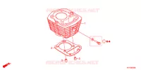 CYLINDRE pour Honda ACE 125 MOULDED WHEELS KE de 2015