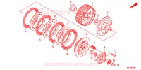 EMBRAYAGE pour Honda ACE 125 MOULDED WHEELS KE de 2015