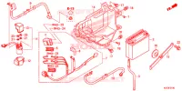 BATTERIE pour Honda CB1 125 RUEDA CON RAIOS LA de 2015