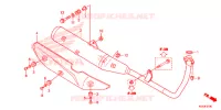 SILENCIEUX D'ECHAPPEMENT pour Honda CB1 125 RUEDA CON RAIOS LA de 2015