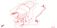 SELLE pour Honda CTX 1300 ABS de 2015