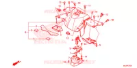 CACHE CENTRAL pour Honda NC 750 POLICE de 2016