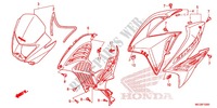 OUIES DE RADIATEUR pour Honda NX4 FALCON 400 Fi de 2013