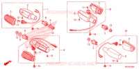 CLIGNOTANT pour Honda NX4 FALCON 400 Fi de 2015