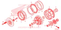 EMBRAYAGE pour Honda NX4 FALCON 400 Fi de 2015