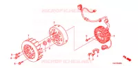 ALTERNATEUR pour Honda SCR 110 de 2014