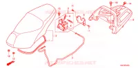 SELLE pour Honda SCR 110 de 2014