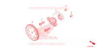 POMPE A HUILE pour Honda SH 125 ABS SPORTY SPECIAL 3ED de 2016