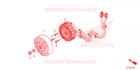 ROTOR   STATOR pour Honda SH 125 ABS SPORTY SPECIAL 4E de 2016