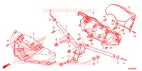 GUIDON   CARENAGE pour Honda SH 125 ABS SPORTY SPECIAL 5ED de 2016
