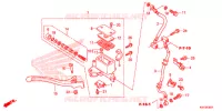 MAITRE CYLINDRE DE FREIN AVANT (ABS) pour Honda SH 125 ABS SPORTY SPECIAL 5ED de 2016