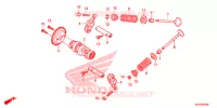 ARBRE A CAMES   SOUPAPE pour Honda SH 125 DS SPECIAL 4E de 2016