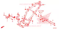 CADRE pour Honda SH 150 ABS D SPECIAL 2E de 2016