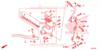 MAITRE CYLINDRE DE FREIN AVANT (ABS) pour Honda SH 150 ABS D SPECIAL 2E de 2016