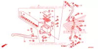 MAITRE CYLINDRE DE FREIN AVANT (ABS) pour Honda SH 150 ABS D SPECIAL 4E de 2016