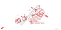 VILEBREQUIN   PISTON pour Honda SH 150 ABS D SPECIAL 5ED de 2016