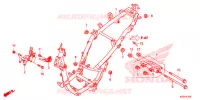 CADRE pour Honda SH 150 ABS de 2016