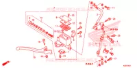 MAITRE CYLINDRE DE FREIN AVANT (ABS) pour Honda SH 150 ABS de 2016