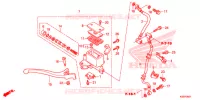 MAITRE CYLINDRE DE FREIN AVANT (ABS) pour Honda SH 150 ABS SPORTY SPECIAL 5ED de 2016