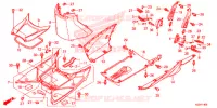 MARCHE PIEDS pour Honda SH 150 D SPECIAL 2E de 2016