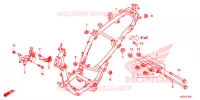 CADRE pour Honda SH 150 SPORTY SPECIAL 5ED de 2016