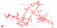 CADRE pour Honda SH 150 SPECIAL 4E de 2016