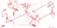 PEDALE pour Honda SHADOW VT 750 Kumamoto factory de 2004