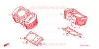 CYLINDRE pour Honda SHADOW VT 750 Kumamoto factory de 2004