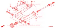 BRAS OSCILLANT pour Honda SHADOW VT 750 Kumamoto factory de 2004