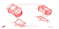 CYLINDRE pour Honda SHADOW VT 750 Kumamoto factory de 2007