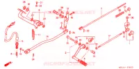 PEDALE pour Honda SHADOW VT 750 Kumamoto factory de 2007