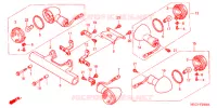 CLIGNOTANT pour Honda SHADOW VT 750 Kumamoto factory de 2007