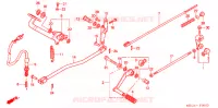 PEDALE pour Honda SHADOW VT 750 Kumamoto factory de 2007