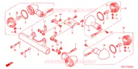 CLIGNOTANT pour Honda SHADOW VT 750 Hamamatsu factory de 2007