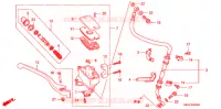 MAITRE CYLINDRE DE FREIN AVANT pour Honda SHADOW VT 750 de 2007