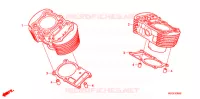 CYLINDRE pour Honda SHADOW VT 750 AERO ABS de 2009