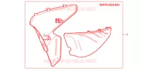 CACHES LATERAUX CHROMES VT600 pour Honda VT SHADOW 600 Hamamatsu factory de 1999