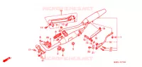 SILENCIEUX D'ECHAPPEMENT pour Honda VT SHADOW 600 Hamamatsu factory de 1999