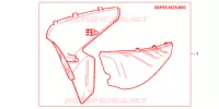 CACHES LATERAUX CHROMES VT600 pour Honda VT SHADOW 600 Kumamoto factory de 1999