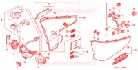 COUVERCLES LATERAUX pour Honda VT SHADOW 600 Kumamoto factory de 1999