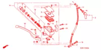 MAITRE CYLINDRE DE FREIN AVANT pour Honda VT SHADOW 600 Kumamoto factory de 1999