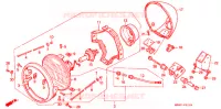 PHARE pour Honda VT SHADOW 600 Kumamoto factory de 1999