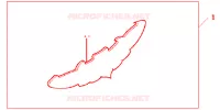 EMBLEME AMERICAN pour Honda VT SHADOW 600 Kumamoto factory de 1999