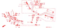 GUIDON   TE DE FOURCHE (2) pour Honda VT SHADOW 600 Kumamoto factory de 1999